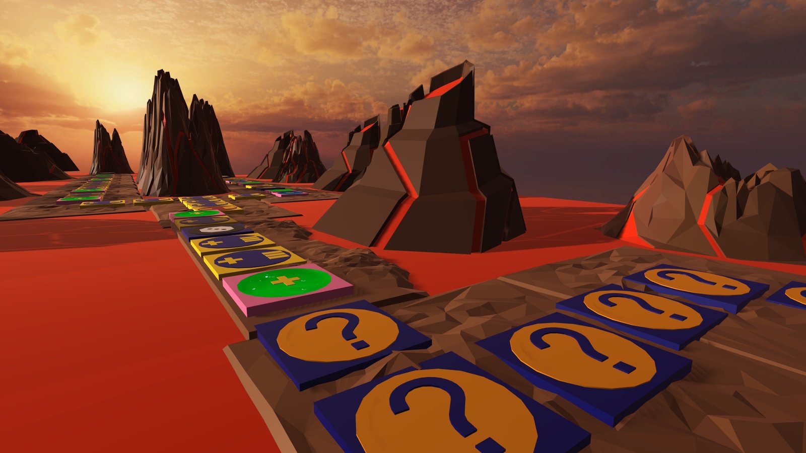Volcano Valley Board Screenshot